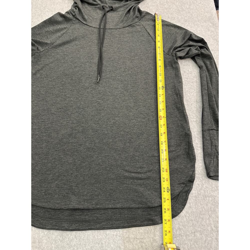 Athleta Grey Uptempo Hoodie Sweatshirt - Size Medium - Picture 8 of 10